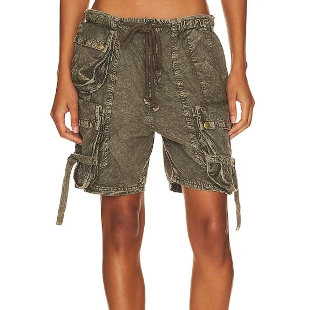Free People Moon Bay Parachute Shorts NWOT